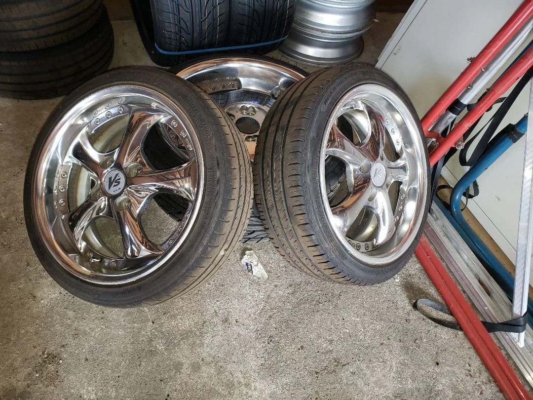 JDM 15 deep rim wheel work kf vs No Tires - Image 2