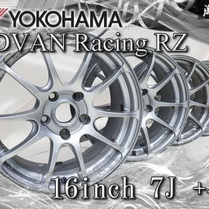 JDM No distortion YOKOHAMA ADVAN Racing RZ 167J +48 5-hole PCD112 whee No Tires