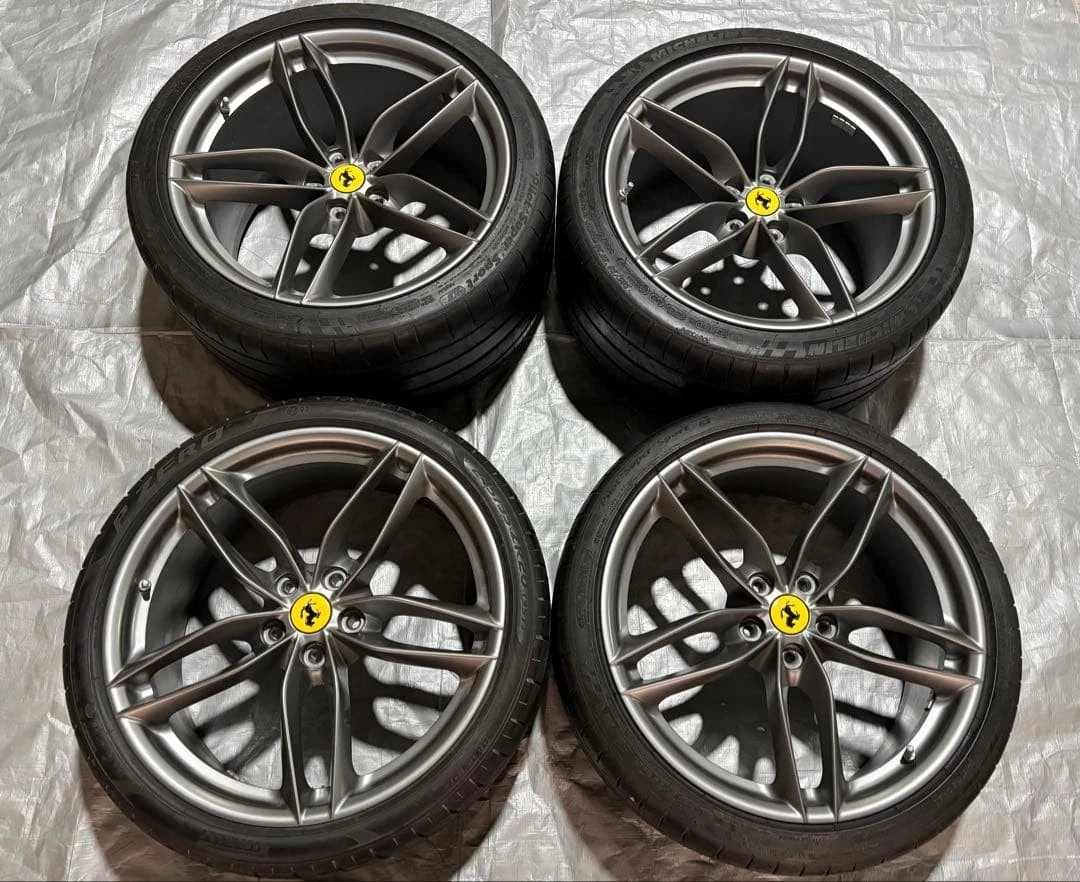JDM Ferrari 488 GTB Genuine 20 Wheel and Tire Set of 4 No Tires