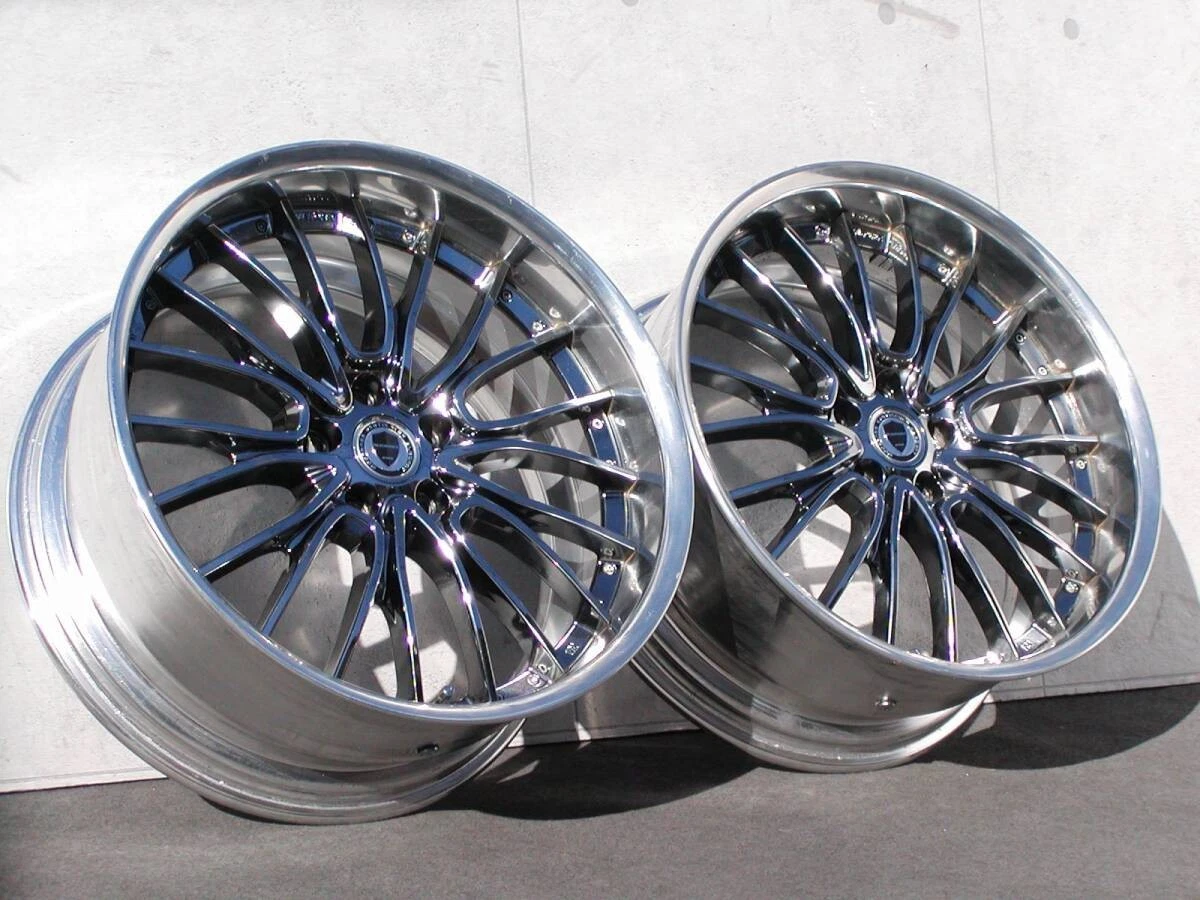JDM Deep rim limited edition plated WORK SCHWERT SC5 8.5J 9.5J +30 cro No Tires - Image 2