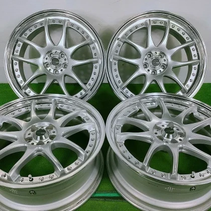 JDM WORK EMOTION 19x7.5J +35 5-hole PCD100 Used Aluminum Wheels 4Book No Tires