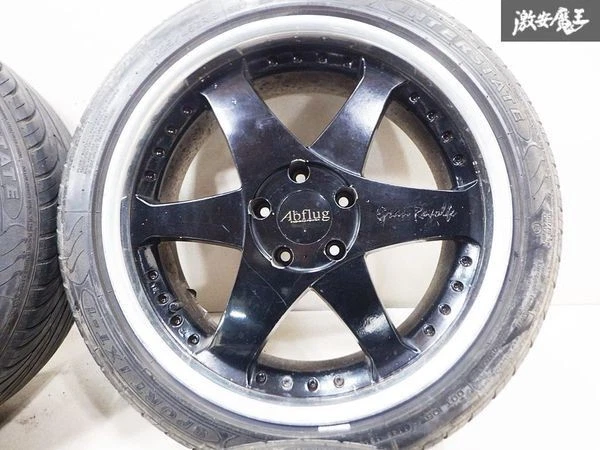 JDM Rare Abflug Goan Revalle 189J +29 5-hole PCD114.3 wheels for the Z No Tires - Image 4