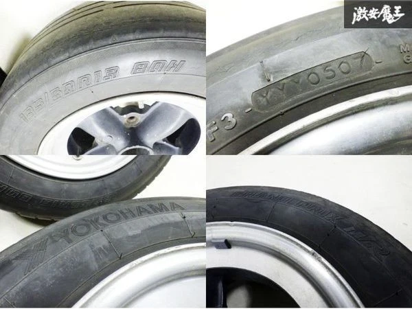 JDM Rare RS Watanabe 4S 4Book Spoke 136J +15 PCD114.3 4H 185/60R13 Tir No Tires - Image 6