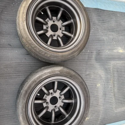 JDM Watanabe RS Watanabe Eight-Spoke 15-inch 9.5J -19 Rtype 114.3 4-Lu No Tires