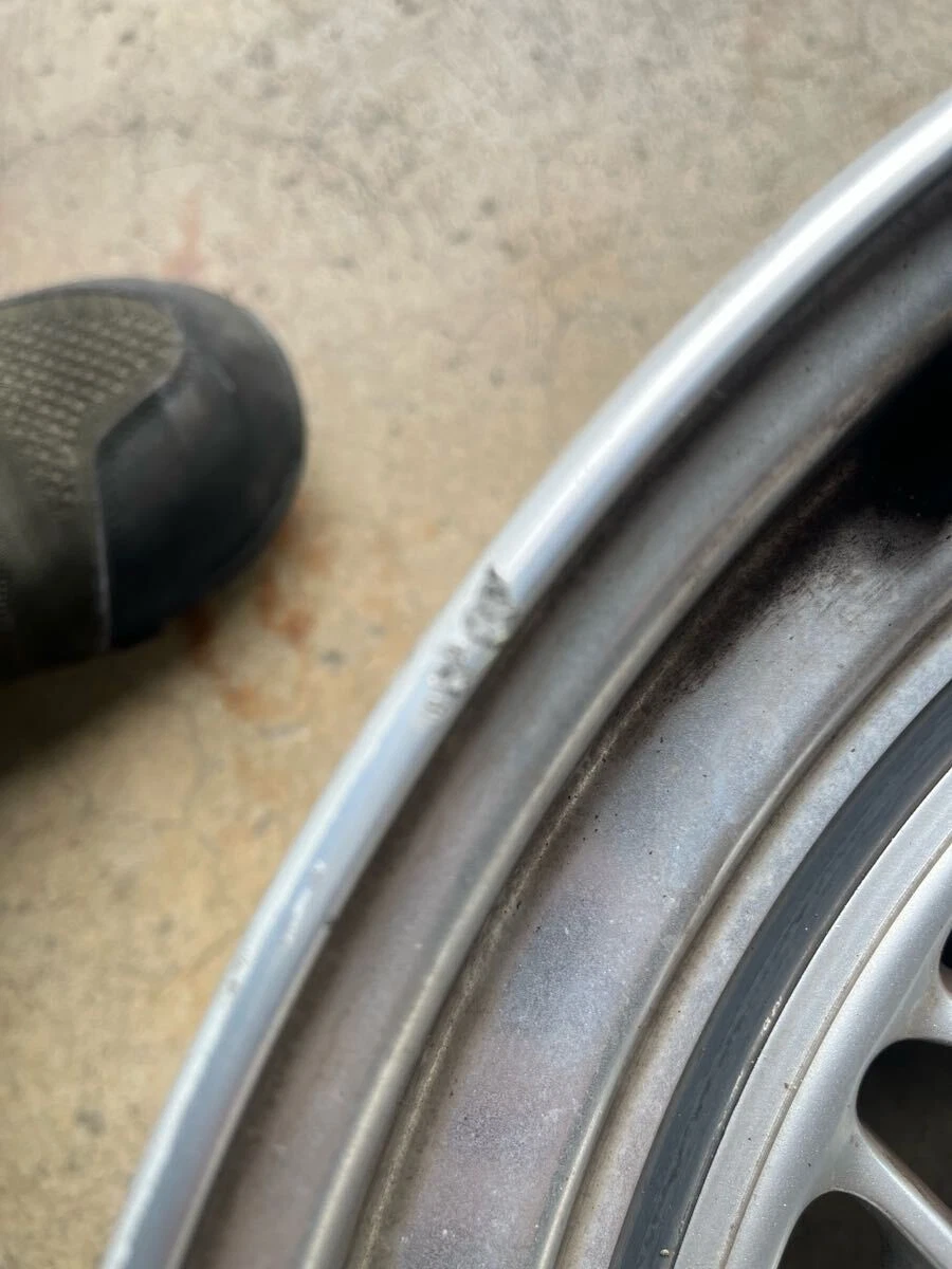 JDM BMW Genuine Wheels Old Car BBS? 16-inch 4Book Mesh Actual Measurem No Tires - Image 8