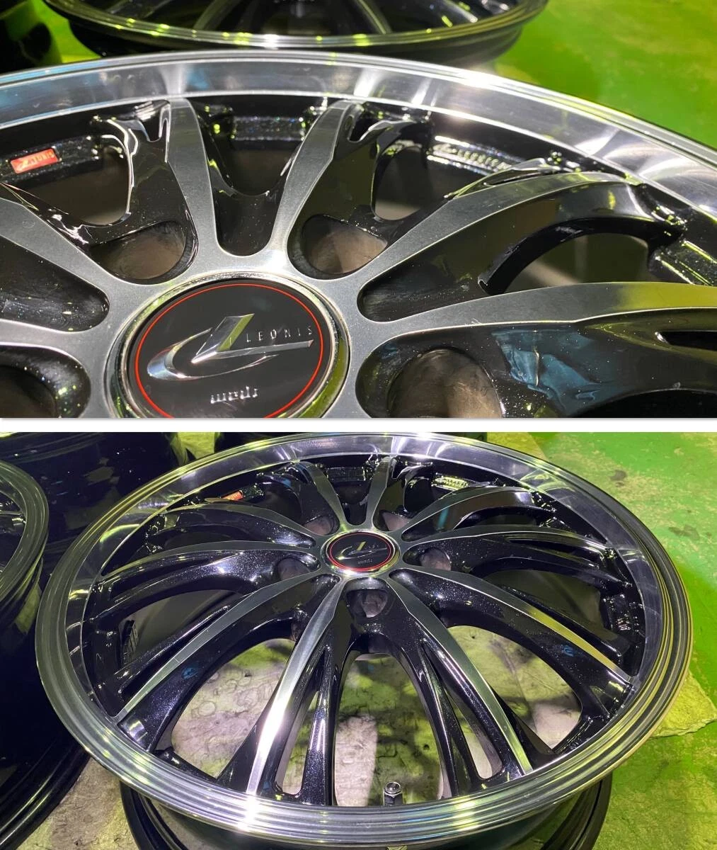 JDM Weds Leonis RT 17LEONIS 6.5J +52 PCD114.3 5H 4-Pack Set for Noah V No Tires - Image 6