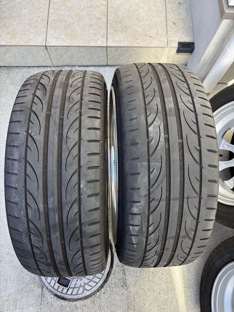 JDM WORK ZEAST ST2 198.5j +52 5/114.3 TGP Trans Gray Polished HANKOOK No Tires - Image 9