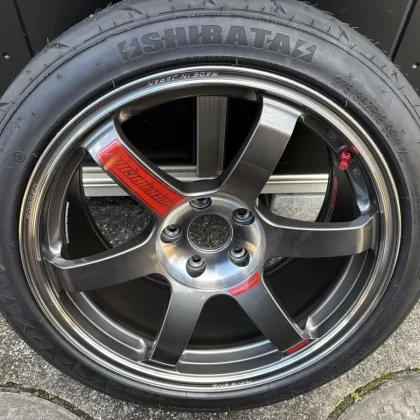 JDM RAYS TE37 SL 9.5j+35 SHIBATIRE RYDANZ REVIMAX R23 200R 2Book RA No Tires