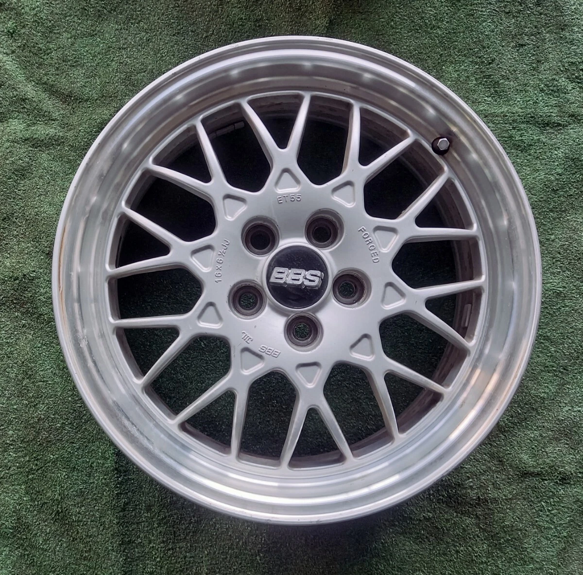 JDM Part Number N7807-200 BBS Forging Aluminum Wheels 16x6.5J PCD100 5 No Tires - Image 5