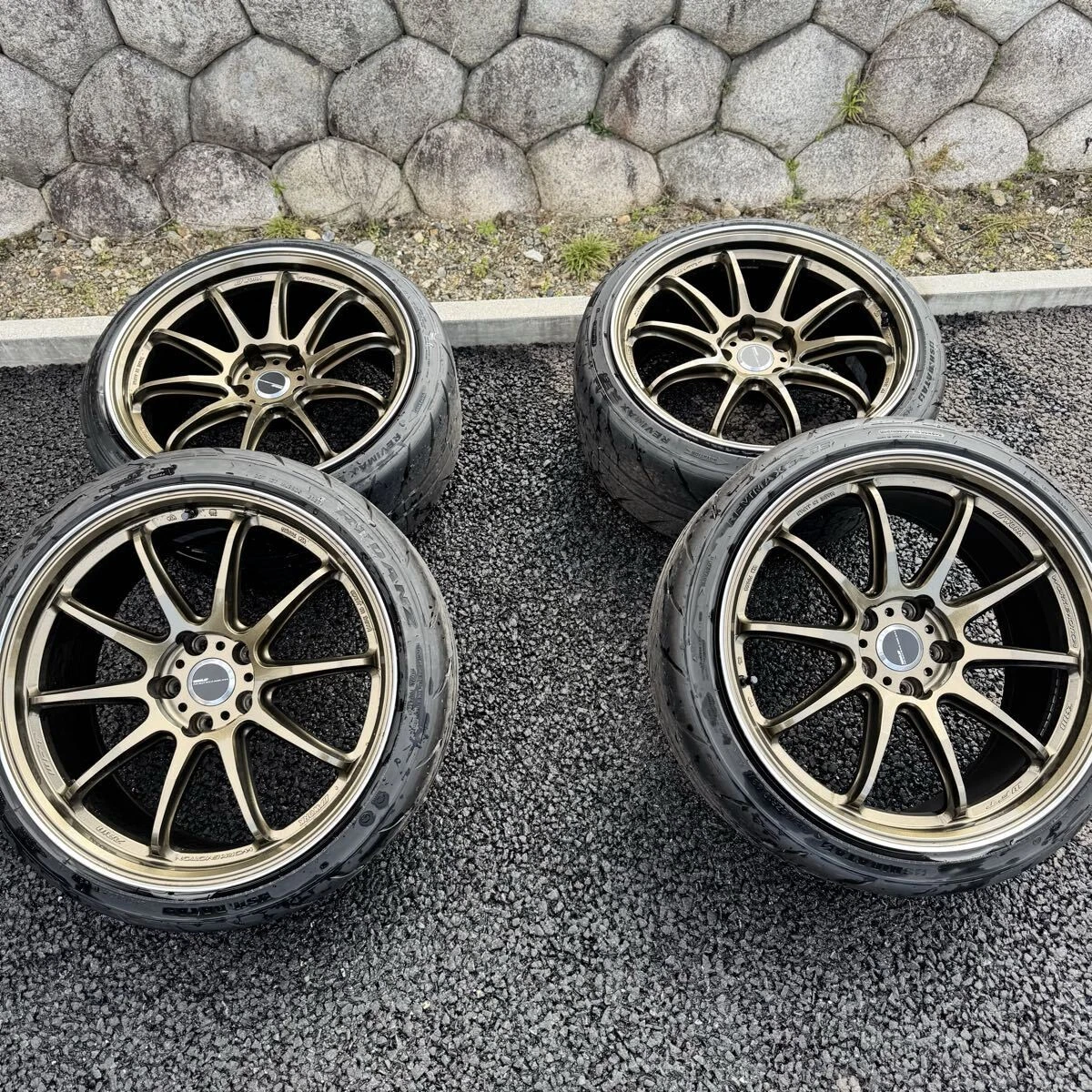 JDM WORK EMOTION ZR10 19-inch 9.5j+23 wheels Shiba Tire R23 245/35/r19 No Tires