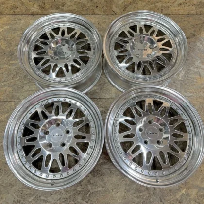 JDM Rare i.force FD-11SM 189J+36 PCD114.3 5-hole 5H Discontinued Chrom No Tires