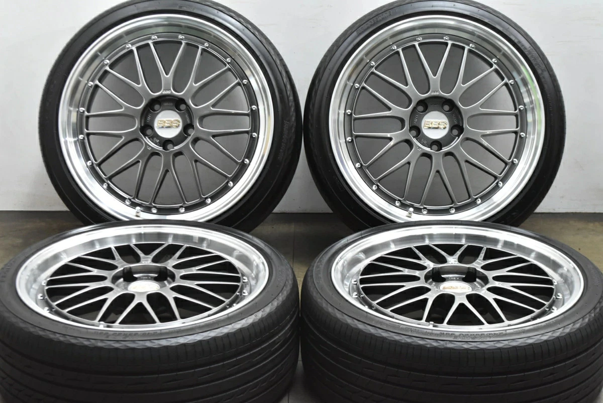 JDM Used BBS LM240 LM241 4-Book Set 208.5J x 20 +43 9.5J x 20 +45 PCD No Tires - Image 2