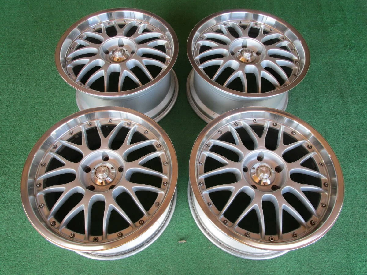 JDM Rare BBS RS Stern 8J 9J 4Book Forging Celsior Crown for Aristo Cha No Tires