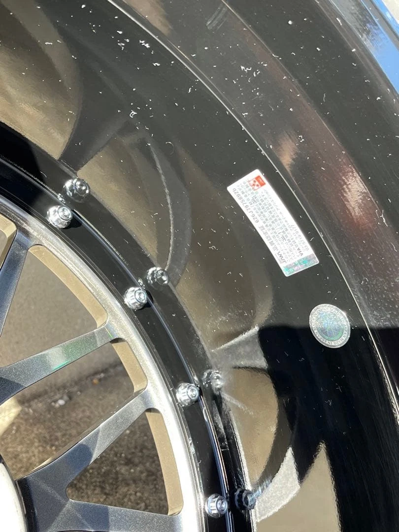 JDM Wheel & Tire Set BBS DB-BKBD forging LM19 FALKEN No Tires - Image 5