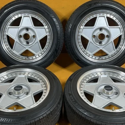 JDM Rare Autostrada Modena 16in 7j +34 8j +34 PCD114.3 Bridgestone 205 No Tires