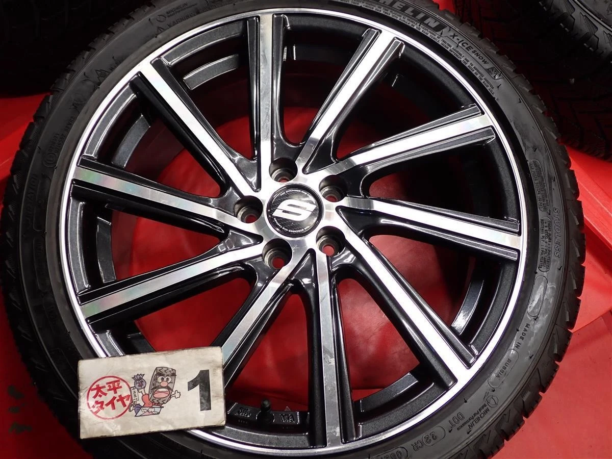 JDM 4BookSET Michelin X-ICE SNOW 225/40R18 10 Aero Spoke 7.5J +48 PCD1 No Tires - Image 5