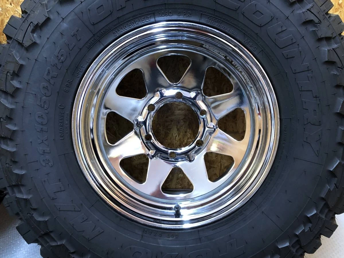 JDM Excellent condition genuine 157J plated steel wheels for Nissan Y6 No Tires - Image 4