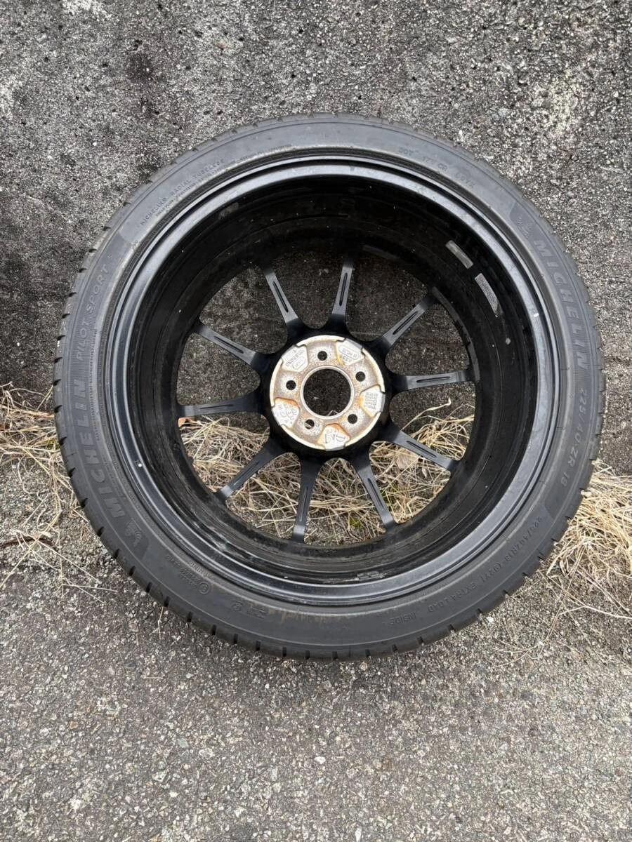 JDM Deep grooved 25-year-old Michelin Weds TC105X wheels mounted on Pi No Tires - Image 8