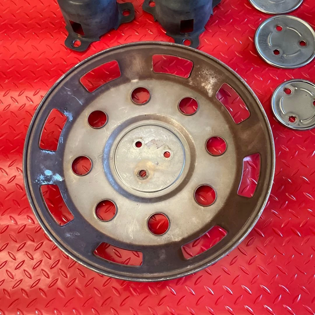 JDM Small size metal plated wheel cap cover for trucks No Tires - Image 9