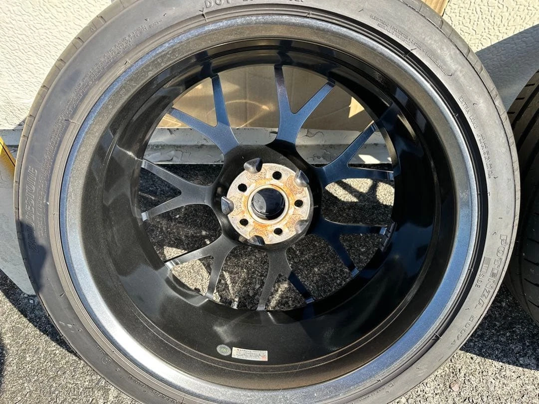 JDM BBS 18 Diamond Black Wheel Set No Tires - Image 3