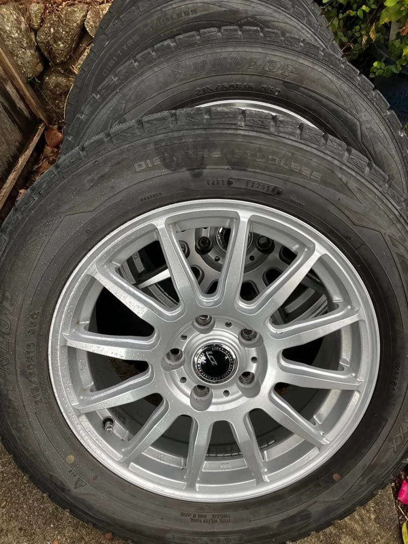 JDM DUNLOP 215/60R16 Wheel Set 4Book Set No Tires