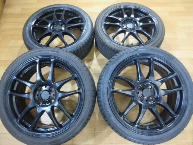 JDM Amazing WORK emotion kiwami Kiwami wheels and tires 4Book 4H-100 1 No Tires