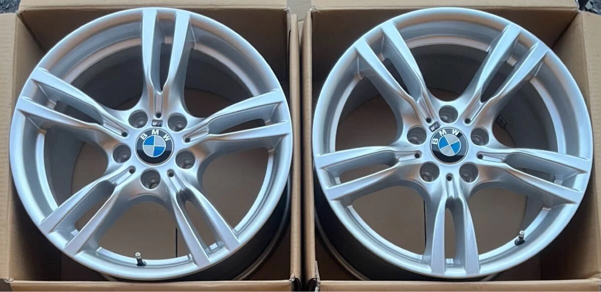 JDM BMW Superb F30 F31 3series Msports Genuine 32 F33 18in Wheels 4Boo No Tires - Image 2