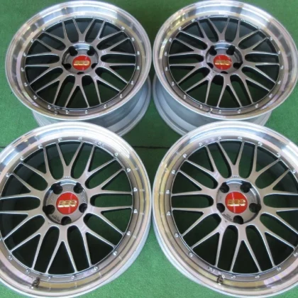 JDM 20-inch BBS LM LM253 Diamond Black wheels 8.5J-20 5x114.3 bolt pat No Tires