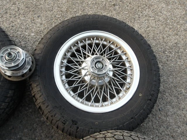 JDM Fortex wire wheels 156.5J offset not clear 5-lug PCD114.3 4Book ol No Tires - Image 4