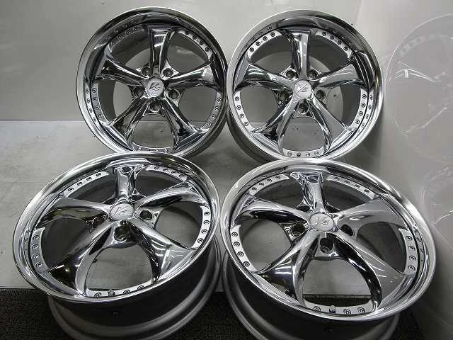 JDM 19work VS-KF 8.5J+57 11J+64 130 Used Aluminum Wheels 4-Book Set A1 No Tires - Image 2