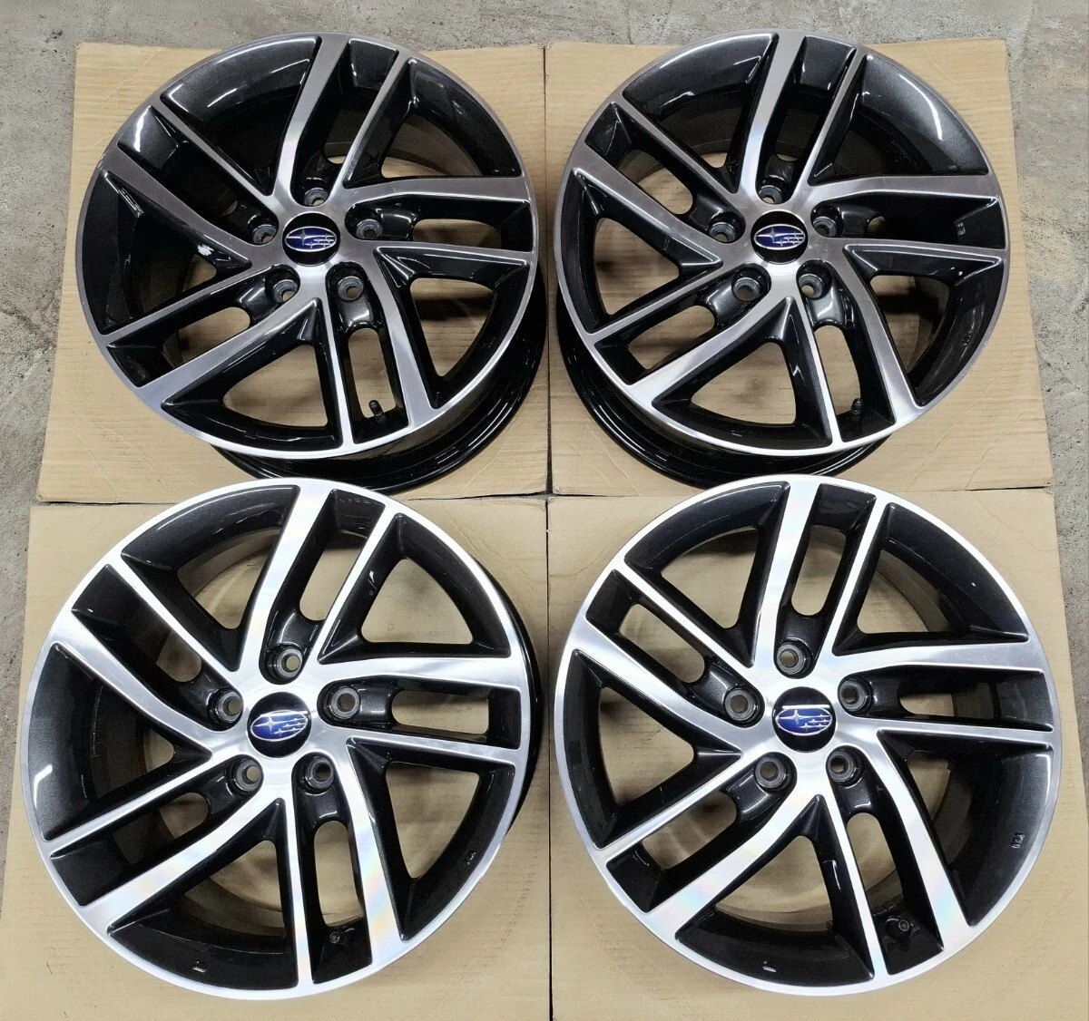 JDM Superb Condition Subaru VN Levorg Genuine Optional Wheels 4Book 17 No Tires