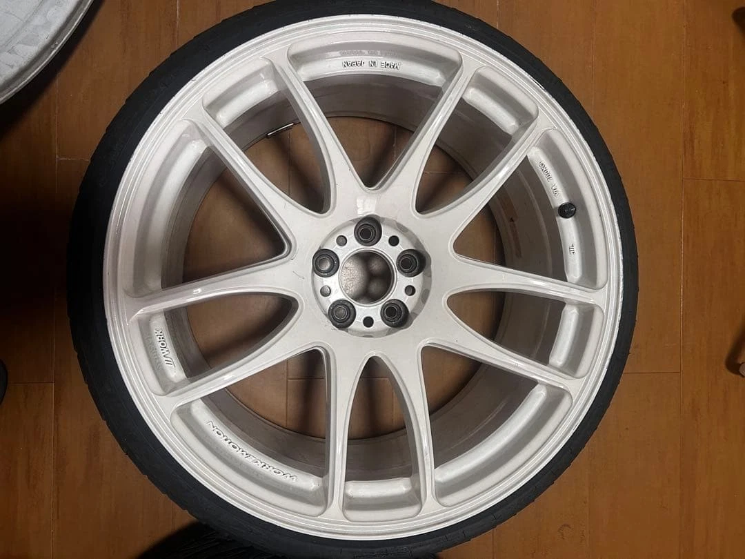 JDM Work Emotion CR Kiwami 18inch 9.5j No Tires - Image 6