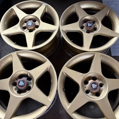 JDM Speedryn 16-inch Aluminum Wheels 16x7J 5H100PCD+47 4Book Rare Item No Tires