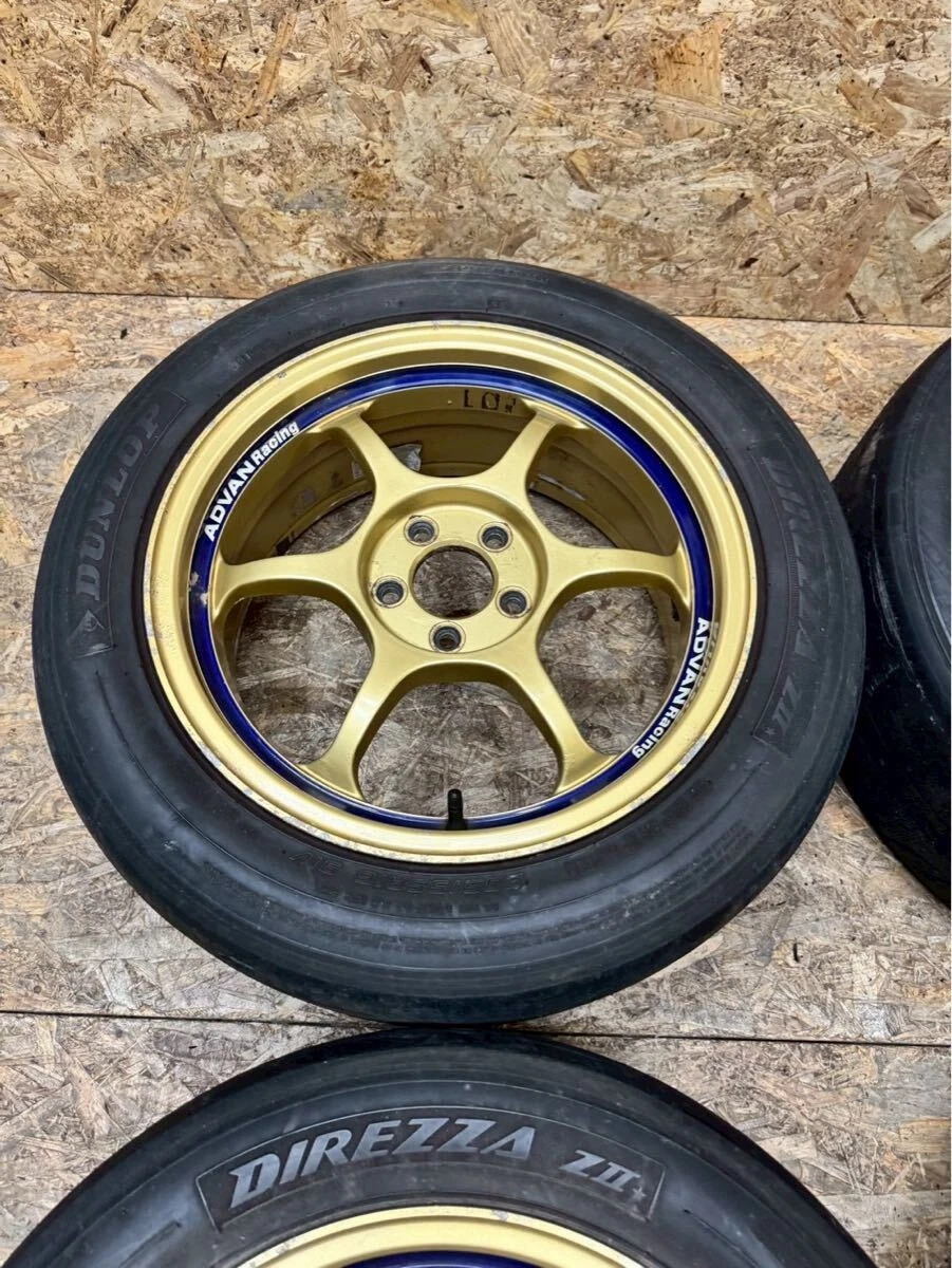 JDM Rare ADVAN RG 167J+47 PCD100 5-lug 5H Discontinued for ZN6 86 BRZ No Tires - Image 3
