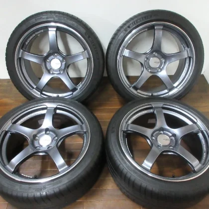 JDM ADVAN Racing TC-4 18in8J+45 5-lug PCD114.3 MI PS4 235/40R18 FL1/FK No Tires