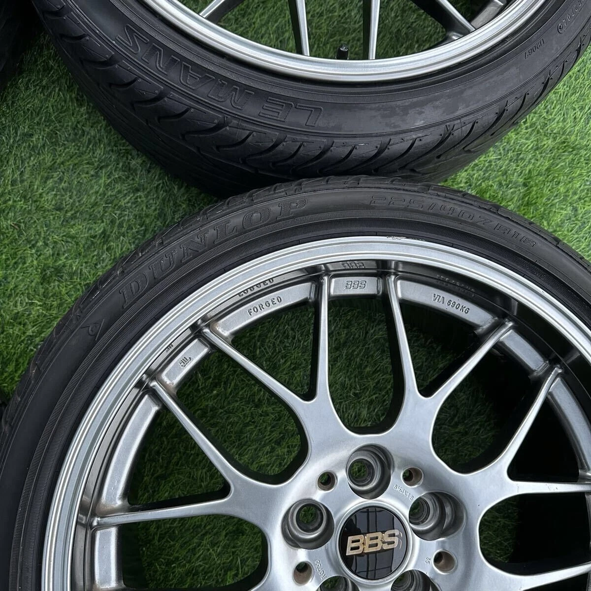 JDM Discontinued BBS RG-R RG736 188.5J PCD100 5-lug 225/40r18 wheels f No Tires - Image 8