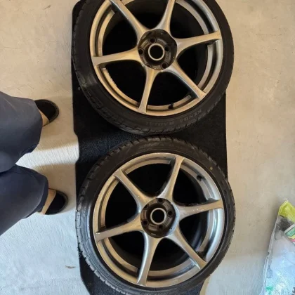 JDM BNR34 GTR genuine wheels Doriketsu No Tires