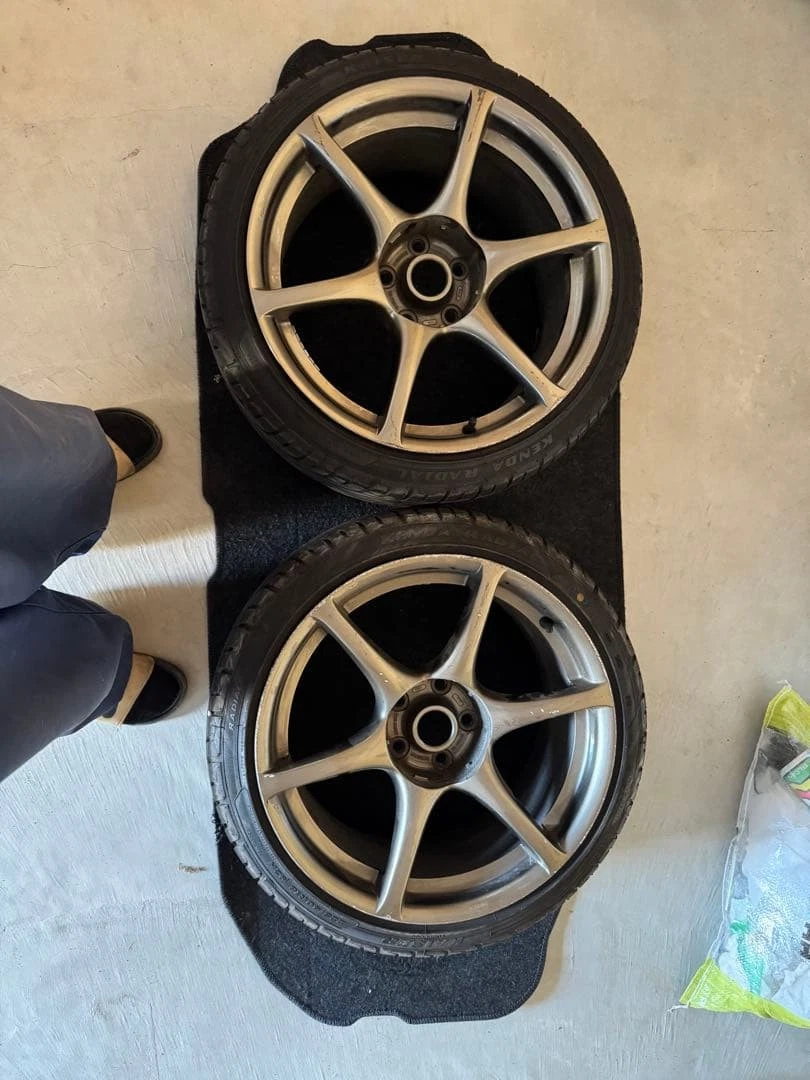 JDM BNR34 GTR genuine wheels Doriketsu No Tires