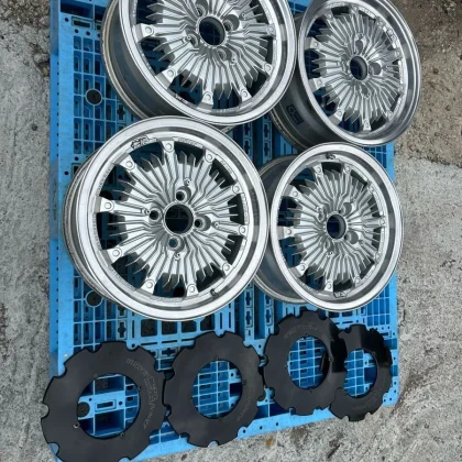 JDM Limited Edition Mugen CF-48 CF48 15-inch 6J Offset 38 PCD100 Aero No Tires