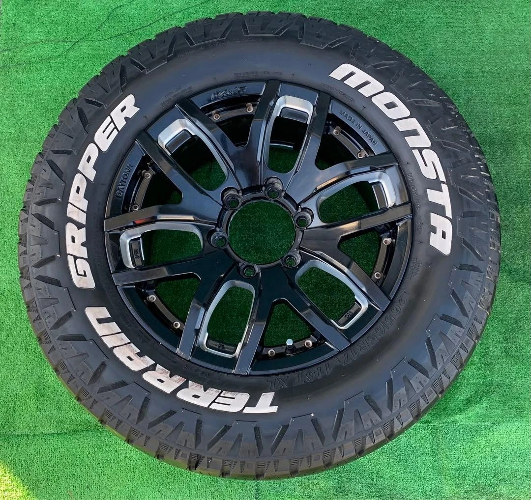 JDM A-21 Daytona FDX F6 17-inch x 8.0 & 265/65R17 No Tires - Image 7