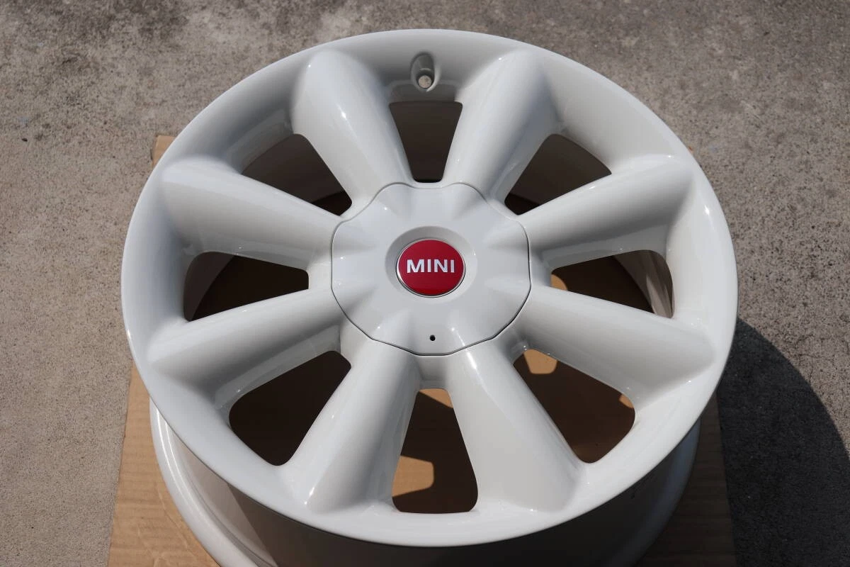 JDM Set of 4 Super Corn Spoke White Aluminum Wheels 7x18mm PCD112 66mm No Tires - Image 2