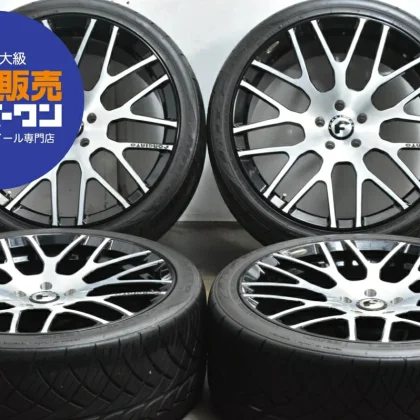 JDM Used FORGIATO 4-Book Set 229.5J x 22+20 PCD 120 265/35R22 102W wit No Tires