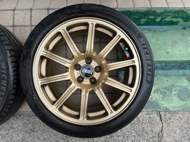 JDM Direct Pickup Limited Subaru STI BBS RV723 17PCD100 5-Lug 7.5J+53 No Tires - Image 5