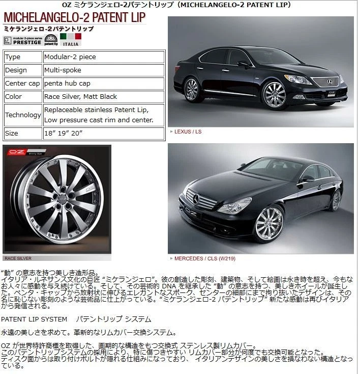 JDM Top-quality 680000 OZ Michelangelo II 8.5J 10J PCD120-5H wheels fo No Tires - Image 8