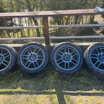 JDM OZ Racing 16-inch aluminum wheel and tire set No Tires