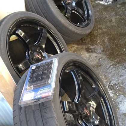 JDM RAYS Gravillage ITS 57CR 198.5J +45 PCD114.3 tires YOKOHAMA ADVAN No Tires