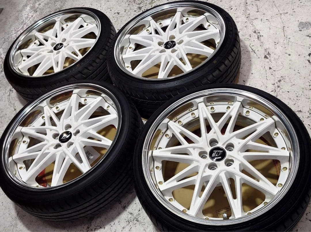 JDM WORK 5H PCD100 198j 215/35R19 4Book set No Tires