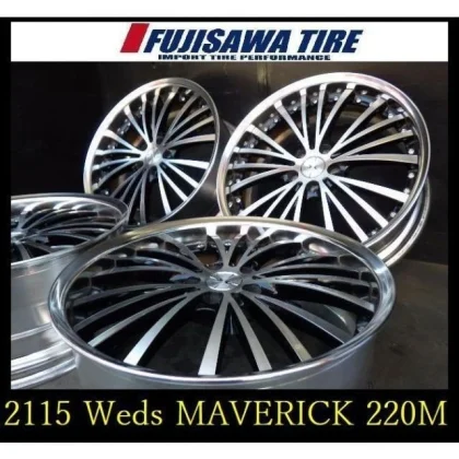 JDM 2115 T01103215 Weds MAVERICK 220M 20x8.5J/9.0J 5-hole PCD114.3 +46 No Tires