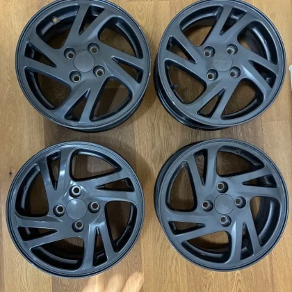 JDM Rare 14-inch 5J+45 Subaru Pleo RS Limited II genuine aluminum whee No Tires