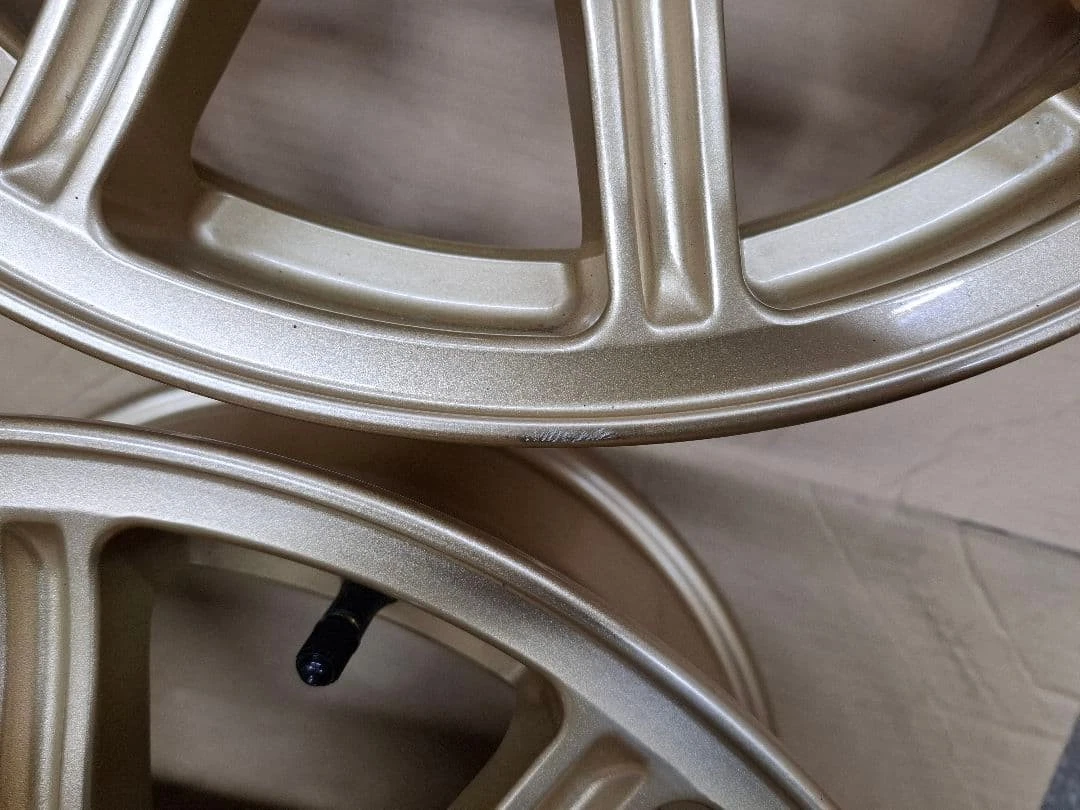 JDM Superb Subaru WRX STI Genuine BBS Wheels 4Book Forging 8.0J No Tires - Image 12